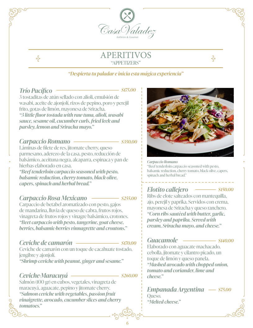 Menu photo 1